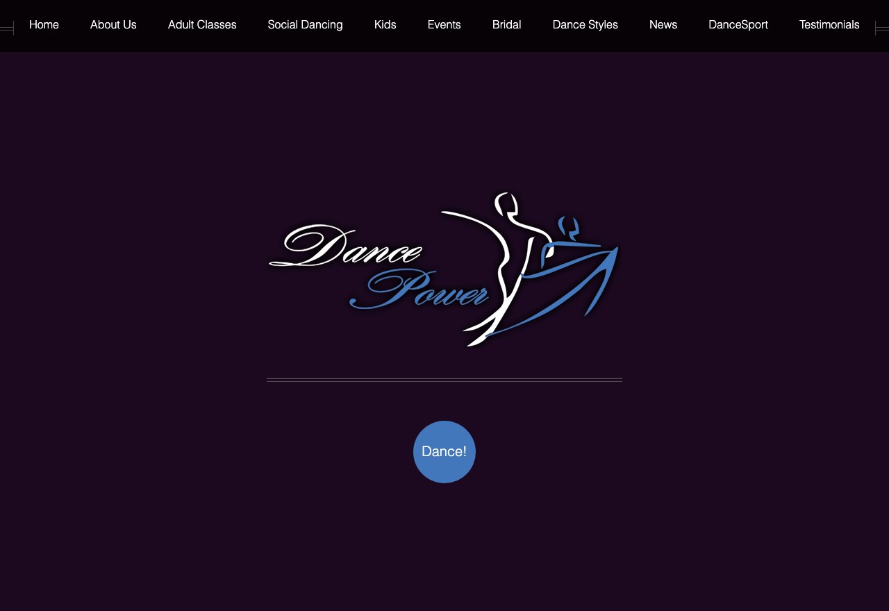 Dance Power public website