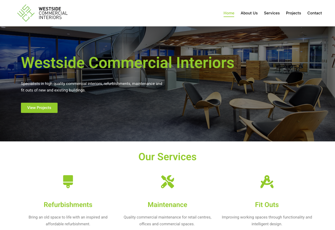 Westside Commercial Interiors public website